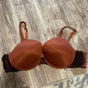 Cacique 44C cotton boost plunge bra